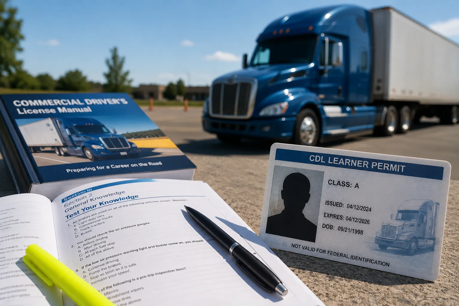 How to Pass the CDL Permit Test on Your First Try in 2026